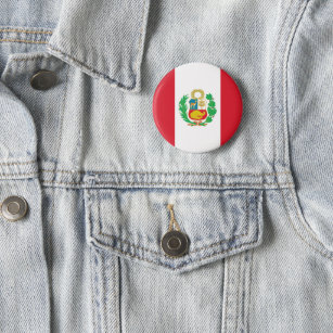 Botón de la bandera de Perú