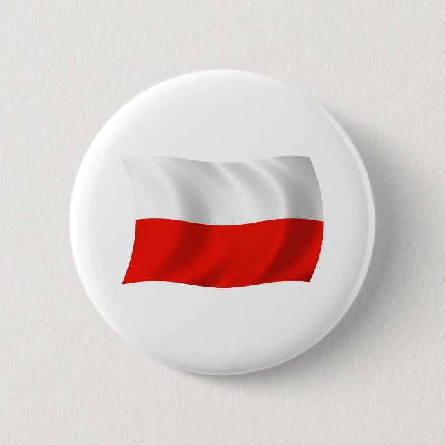 Botón de la bandera de Polonia (Anverso)