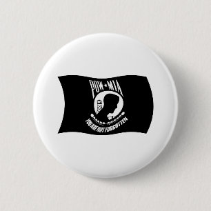 Botón de la bandera de POW's y MIA's