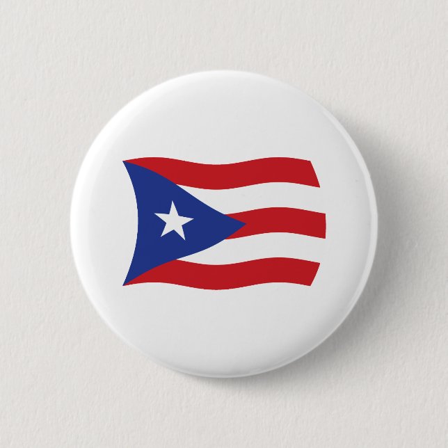 Botón de la bandera de Puerto Rico (Anverso)