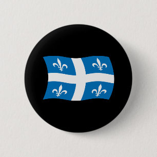Botón de la bandera de Quebec