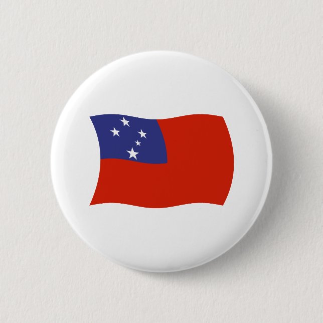 Botón de la bandera de Samoa (Anverso)
