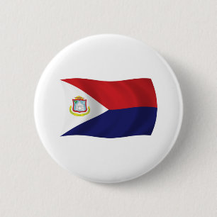 Botón de la bandera de Sint Maarten