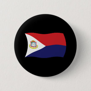 Botón de la bandera de Sint Maarten