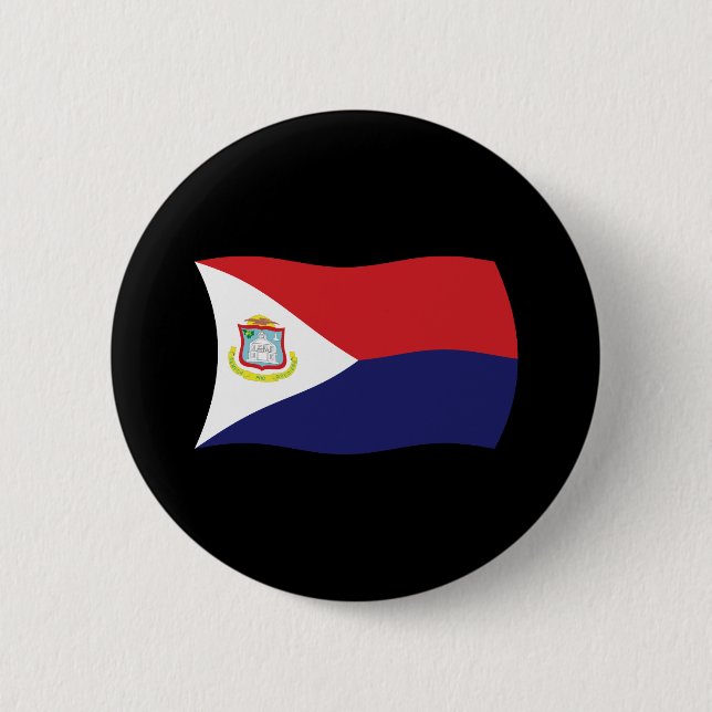 Botón de la bandera de Sint Maarten (Anverso)