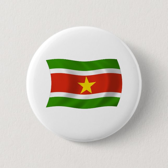 Botón de la bandera de Surinam (Anverso)