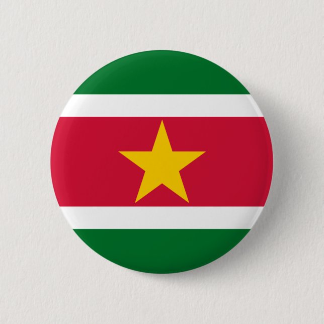 Botón de la bandera de Suriname (Anverso)