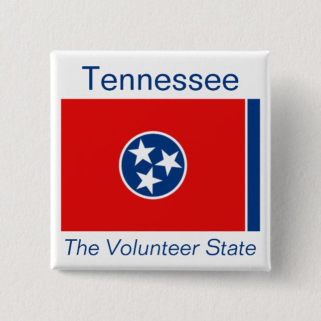 Botón de la bandera de Tennesseean (Anverso)