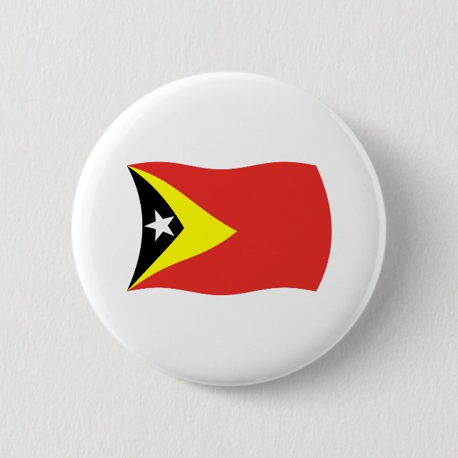 Botón de la bandera de Timor Oriental (Anverso)