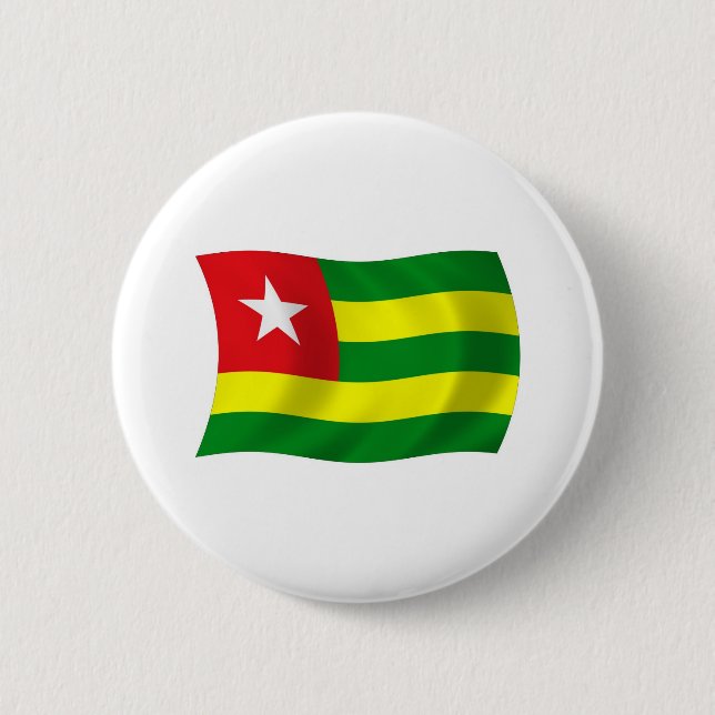 Botón de la bandera de Togo (Anverso)