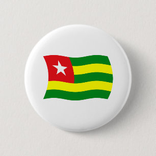 Botón de la bandera de Togo
