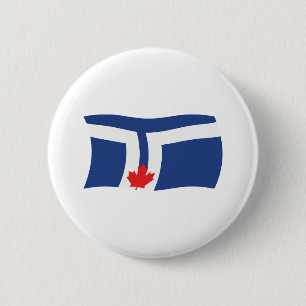 Botón de la bandera de Toronto