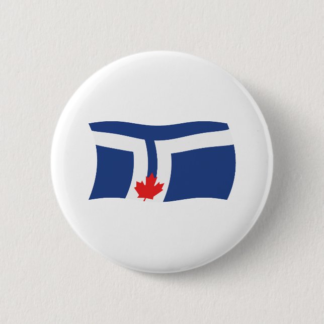 Botón de la bandera de Toronto (Anverso)