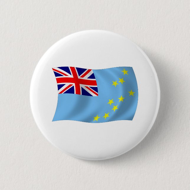 Botón de la bandera de Tuvalu (Anverso)