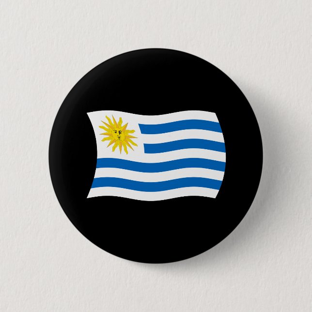 Botón de la bandera de Uruguay (Anverso)