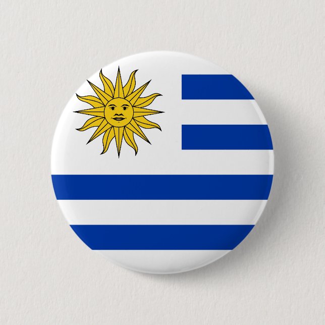 Botón de la bandera de Uruguay (Anverso)