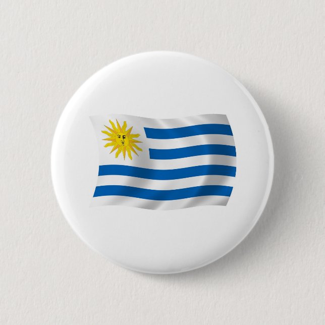 Botón de la bandera de Uruguay (Anverso)