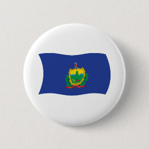 Botón de la bandera de Vermont