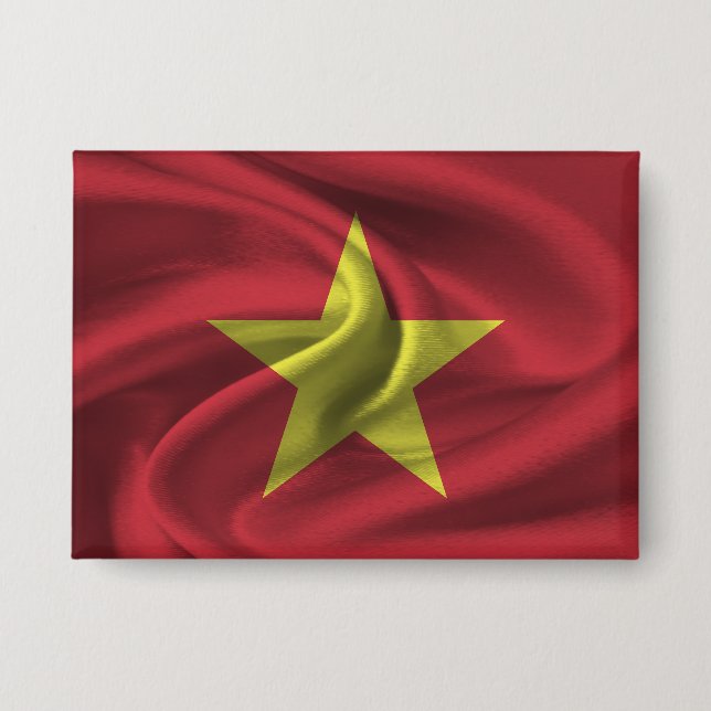 Botón de la bandera de Vietnam (Anverso)