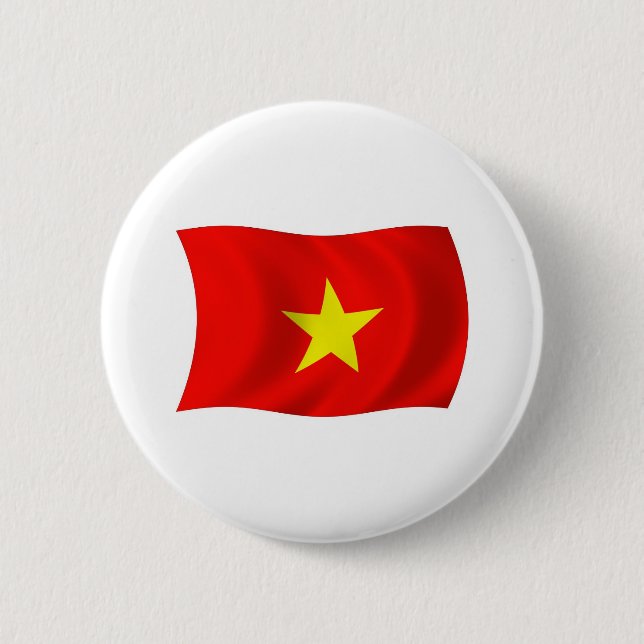 Botón de la bandera de Vietnam (Anverso)