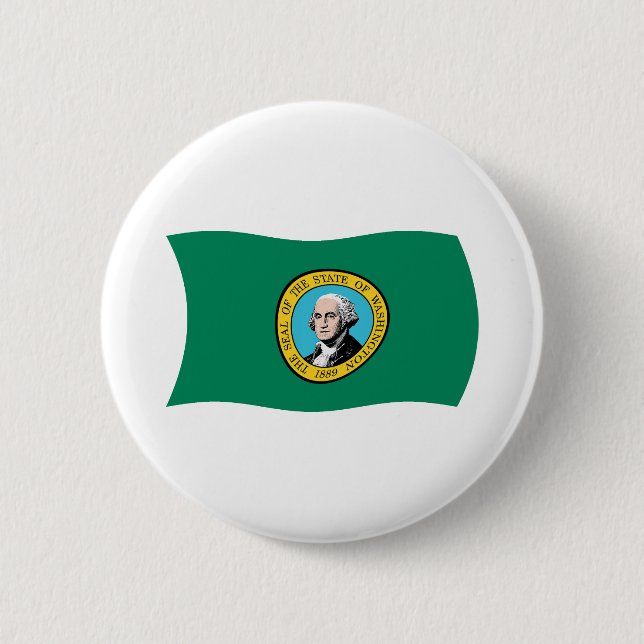 Botón de la bandera de Washington (Anverso)
