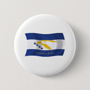 Botón de la bandera del atolón Johnston