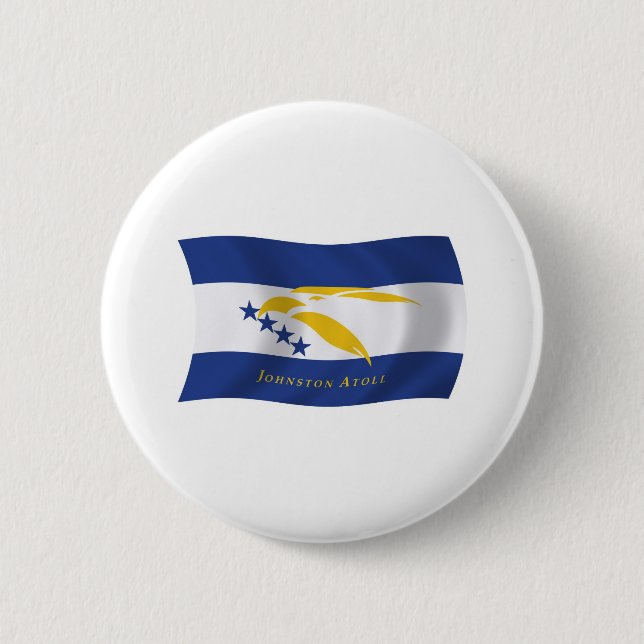 Botón de la bandera del atolón Johnston (Anverso)