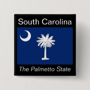 Botón de la bandera del Carolinian del sur