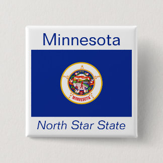 Botón de la bandera del Minnesotan