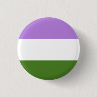 Botón de la bandera del orgullo de Genderqueer