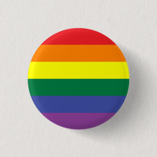 Botón de la bandera del orgullo gay