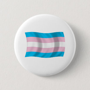 Botón de la Bandera del Orgullo Transgénero