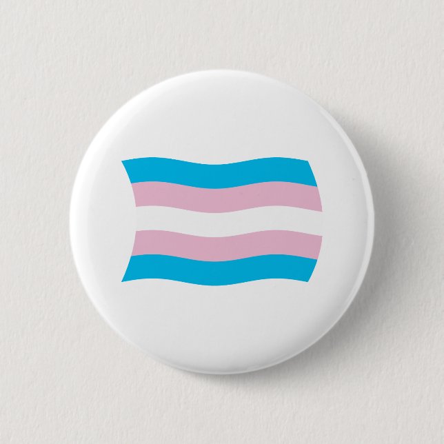 Botón de la Bandera del Orgullo Transgénero (Anverso)