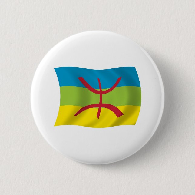 Botón de la Bandera del Pueblo Bereber (Anverso)