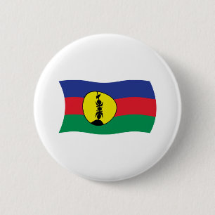 Botón de la Bandera del Pueblo Kanak