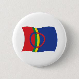 Botón de la bandera del pueblo Sami