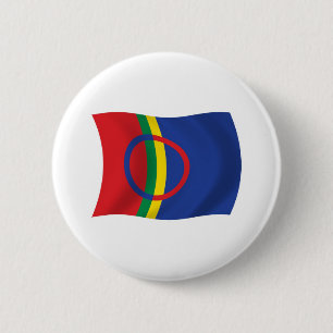 Botón de la bandera del pueblo Sami
