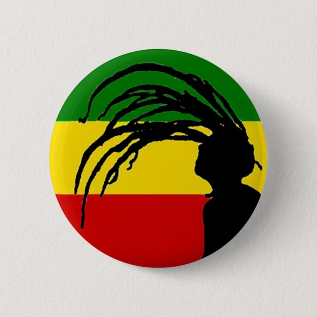 botón de la bandera del rasta del fife de johnny (Anverso)