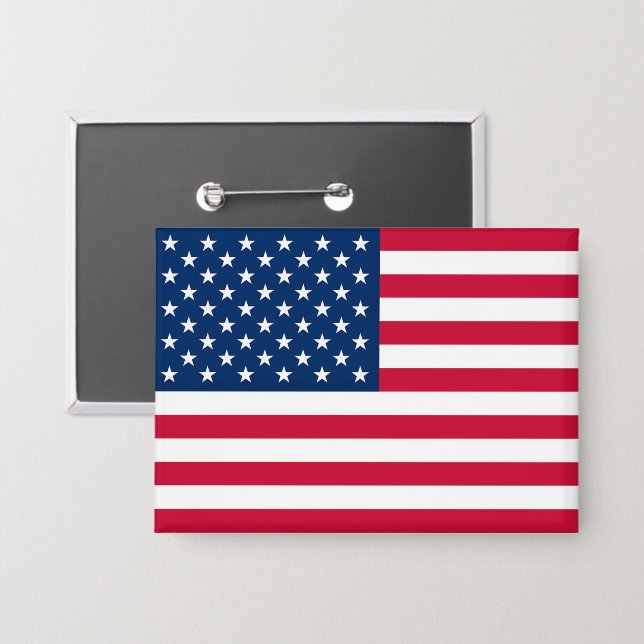 Botón de la bandera estadounidense (Anverso/Reverso)