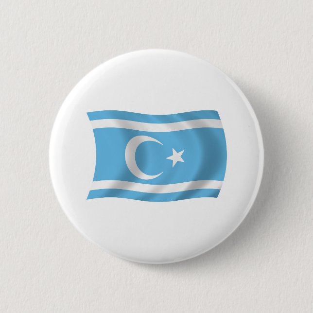 Botón de la bandera turcomana iraquí (Anverso)