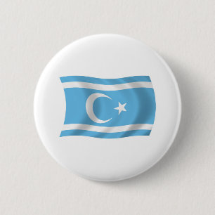 Botón de la bandera turcomana iraquí