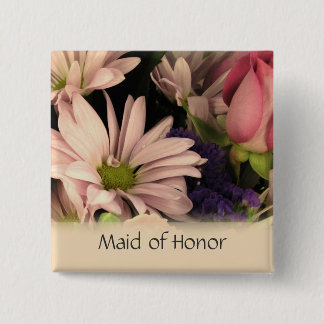 Botón de la boda para la criada del honor