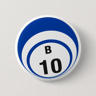 Botón de la bola del bingo B10