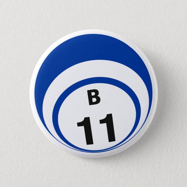 Botón de la bola del bingo B11 (Anverso)