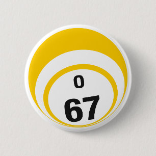 Botón de la bola del bingo O67