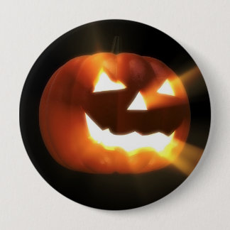Botón de la calabaza de Halloween