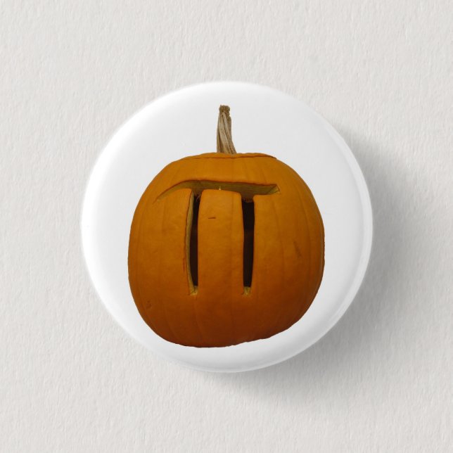 Botón de la calabaza pi (Anverso)