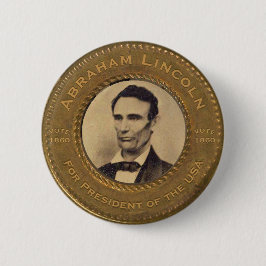 Botón de la campaña de Abraham Lincoln