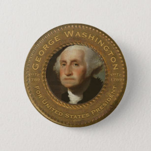Botón de la campaña de George Washington