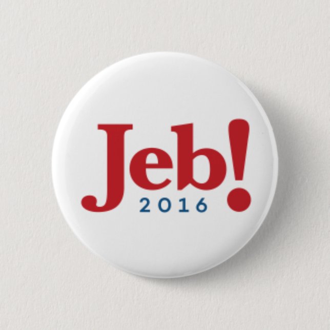 Botón de la campaña de Jeb Bush 2016 - 2,25" (Anverso)